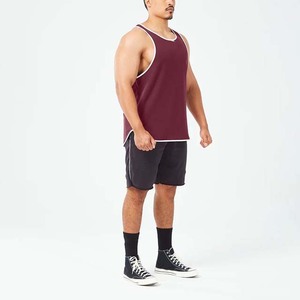 Wholesale Hosten Greek Enterprises Custom Men's Sleeveless Tank Tops-Quick Dry Breathable Eco-Friendly 100% Polyester Casual - Product Image 2