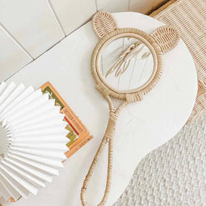 Cheapest price cute bunny kids <b>hand</b> <b>held</b> <b>mirrors</b> for children wholesale bulk quantity custom brand accepted - Product Image 3