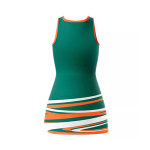 Tenues de netball ajustées, personnalisez votre propre robe de netball, vêtements de sport professionnels pour filles, vente en gros, 100% polyester - Product Image 4