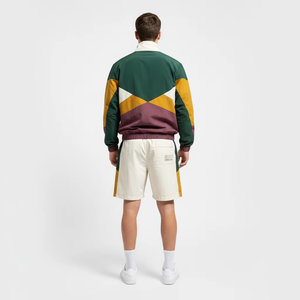 Custom <b>Men</b> Windbreaker Tracksuit Set – Full Zip <b>Jacket</b> & Shorts Sport Suit with Embroidered Logo Plus Size OEM Wholesale Sports - Product Image 5