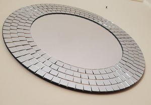 Marco de Espejo con Incrustaciones de Madreperla y Patrón Floral, Elegante Marco Decorativo de Madreperla y Hueso para Decoración del Hogar y de Paredes - Product Image 4