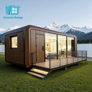 耐久性があり、防錆性と耐塩性を備えた、豪華でモダンなアップル型のコンテナハウス。海岸の屋外でのホームバー、ホテル、ヴィラとして最適です。 - Product Image 3