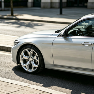 Jantes en alliage d'aluminium Jihoo, 20 pouces, cinq branches, argentées, pour voitures particulières, 5x120, échelonnées, remplacement pour modèles BMW – Nouvelle promotion - Product Image 6
