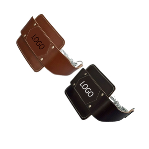 Ceinture de musculation réglable en cuir de vachette avec logo personnalisé, fermeture à boucle, douce, respirante et légère pour l'entraînement - Product Image 6