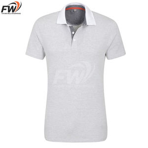 เสื้อโปโล เสื้อยืดโปโล ขายดี ดีไซน์ใหม่ รับทำโลโก้ สีพื้น ระบายอากาศได้ดี สำหรับผู้ชาย บริการ OEM - Product Image 4