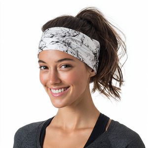 Running Wear Sublimation <b>Headband</b> Men Women Yoga Wear Exercise Printed Head Bands Women's - Product Image 2