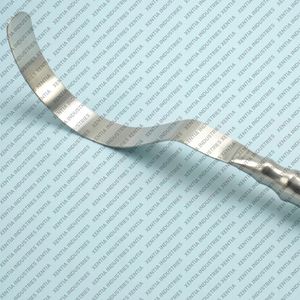 Retracteur OR grade Deaver 1 x 12 pouces en acier inoxydable avec poignée creuse, pour tissus profonds, instruments chirurgicaux abdominaux - Product Image 2