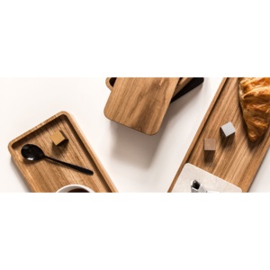 Minimalist Long Shape Wooden Serving <b>Trays</b> Smooth Surface Fancy Design Handmade Decorative Food Serving <b>Trays</b> Hot Selling - Product Image 2