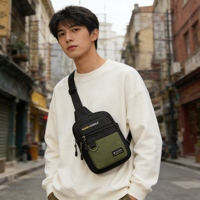 Sac à dos minimaliste imperméable pour homme, motif géométrique, sac à bandoulière unisexe, sac à dos souple compatible avec les sacs à bandoulière