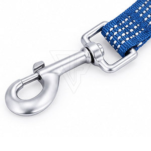 Ensemble collier et laisse pour chien avec sangle de cou réglable en néoprène solide, boucle sécurisée, anneau en D, coutures soignées pour chiens - Product Image 6