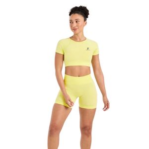 Haut court de course pour femme, extensible, respirant, idéal pour le fitness, le yoga, la gym et les activités sportives – Tenue de sport confortable - Product Image 1