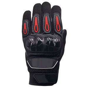 Guantes de Motocicleta de Cuero Genuino, Antideslizantes, Hechos a Medida, con Protección Completa para los Dedos, Estilo Clásico, para Carreras - Product Image 1