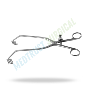 Écarteur chirurgical de colonne vertébrale Zelpi avec embouts cérébraux 45 20cm pour exposition crânienne postérieure en neurochirurgie - Product Image 2