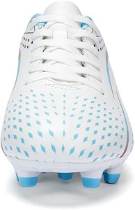 White Men's Football Cleats Synthetic Upper Rubber Footwears Outsole Breathable Summer Sport Shoes for Outdoor Game Sneakers - Product Image 4