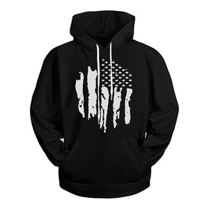Custom Sweatshirt <b>Hip</b> Hop Hooded Blank Top Customized Cotton Hoodie Wholesale Men Casual Oversized Pullover Sublimation Printing - Product Image 6