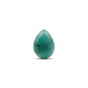 Certified Loose Synthetic Emerald Gemstone-4.65 Carat 20mm Round Lab Created Zircon - Product Image 2