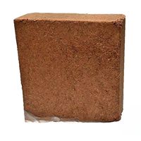 Blocs de fibre de coco de haute qualité 650 grammes à faible teneur en EC, biodégradables et écologiques pour le jardinage, l'agriculture hydroponique et l'agriculture en Inde