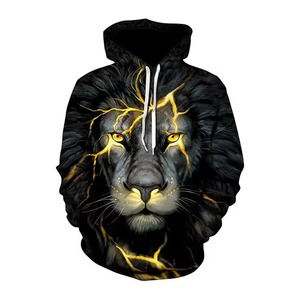 Sudadera con Capucha Unisex con Estampado Completo de Salpicaduras de Pintura Gráfica Negra y Amarilla - Product Image 5