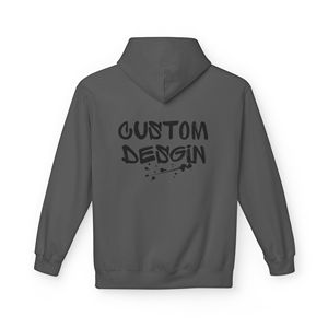 Custom OEM Logo Dark <b>Grey</b> Front Print <b>Men</b> Pullover Hoodie Custom Screen Print Fleece Hooded <b>Sweatshirt</b> 100% Cotton Quick Dry - Product Image 3
