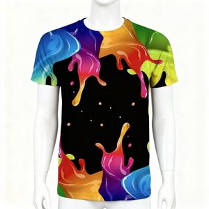 Camisetas para Hombre, Sublimación 3D, Camiseta con Estampado Gráfico de Anime y Dibujos Animados, Ropa Casual de Poliéster Transpirable, Tops de Manga Corta para Verano - Product Image 1