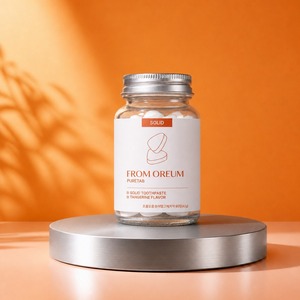 [FROM OREUM] 60 Tabletas de Pasta Dental Sólida con Sabor a Mandarina de Jeju para la Rutina Diaria de Cuidado Bucal - Product Image 5