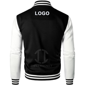 <b>Retro</b> Custom Varsity <b>Jacket</b> Men Contrast Sleeve Embroidery Logo College Style Street Fashion Bomber <b>Jackets</b> - Product Image 6