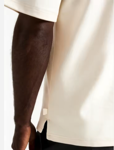 Parche bordado camiseta en blanco lavado ácido camiseta hombres - Product Image 6
