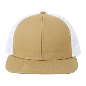Casquette de camionneur décontractée ajustable 100 % coton avec impression de logo personnalisé, broderie sportive 6 panneaux, maille extérieure unisexe - Product Image 1