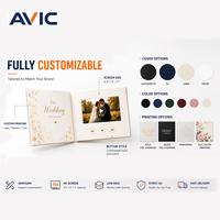 Brochure vidéo personnalisée avec écran LCD HD, album numérique, invitation de mariage, envoi promotionnel pour entreprises