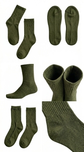 Men <b>Socks</b> <b>Soft</b> Cotton Lightweight Breathable Comfortable Stretch Casual Daily Wear All Season Use - Product Image 3
