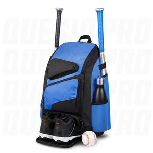 Bolsa de Béisbol con Ruedas Unisex, Capacidad para 4 Bates, Impermeable, de Nailon Resistente, 50-70L, Mochila para Equipo de Béisbol con Ruedas y Compartimento para Zapatos - Product Image 4