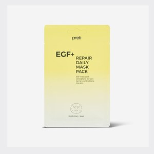 แผ่นมาส์กหน้า Prreti EGF+ Repair Daily Mask Pack สูตรบำรุงผิวจากเกาหลี ช่วยเพิ่มความชุ่มชื้น ขายส่ง สำหรับการดูแลผิวหน้า - Product Image 1