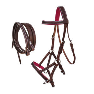 Bridon de polo avec sangles en cuir souple, structure réglable et support robuste pour l'entraînement quotidien et les tournois - Product Image 2