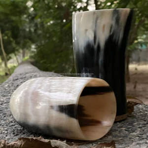 Cuerno para beber de vidrio hecho a mano, acabado a la perfección por renombrado en Tayyab Handicraft - Product Image 2