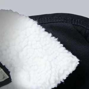 Veste en jean pour homme, style trucker, fermeture éclair, veste en denim pour homme - Product Image 2