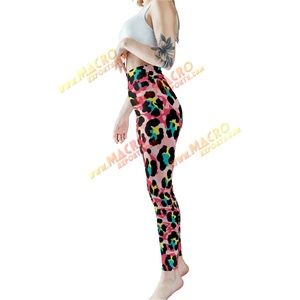 Nouveaux Leggings de Fitness Taille Haute Push-Up pour Femmes 2025 – Pantalons de Yoga Tie-Dye Anti-Bactériens en Spandex/Polyester - Product Image 3