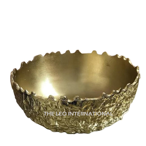 Bol japonais décoratif pour la maison, fait à la main, plaqué or, en aluminium, accessoires de cuisine et de table - Product Image 1