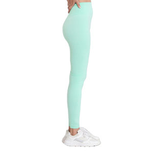 2026 Women's High Four-Way Stretch High Quality Breathable Fleece Yoga Pants Solid Color Knitted <b>Leggings</b> Sports Gym Fitness <b>Hot</b> - Product Image 4