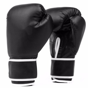 Guantes de Boxeo Profesionales Personalizados 100% Cuero Genuino para Entrenamiento, Sparring y Combate con Cierre de Gancho y Bucle, Equipo de Artes Marciales - Product Image 1