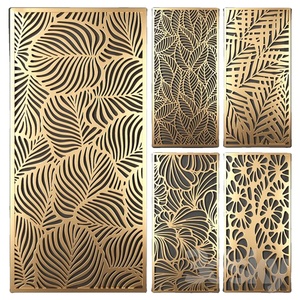 <strong>Chinese</strong> Factory Outdoor Decoration Indoor <strong>Partition</strong> Aluminum Laser Cutting Privacy Panels - Product Image 1