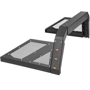 Barra Antirollio Regolabile per Camion con 6 Luci Laterali Ausiliarie Ambra, Portapacchi Universale per Pickup - Product Image 1