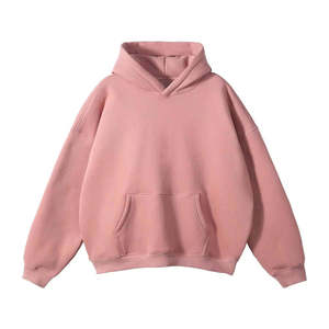 เสื้อฮู้ดผู้ชายสีดำ ทรงปกติ ผ้าฟลีซเนื้อนุ่ม ไม่เป็นขุย มีกระเป๋า ผ้าฝ้ายถัก สไตล์ลำลองสำหรับฤดูหนาว - Product Image 1