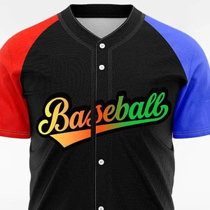 Camiseta de Béisbol Sublimada Personalizada de Poliéster de Alta Calidad para Equipos Juveniles al por Mayor - Product Image 3