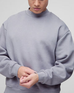 Sweat-shirt pour homme surdimensionné à coupe ample, 450 GSM, 100% coton, molleton French Terry - Product Image 6