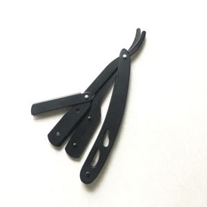 Custom Logo Professional Straight-Shaving Barber <b>Razor</b> with Single Blade Stainless Steel Barber <b>Razor</b> - Product Image 5