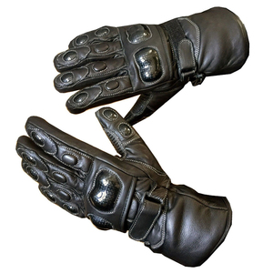 Best Price Quality Leather Motocross Racing Gloves Breathable Waterproof <b>Hook</b> Loop Closure Motorbike Riding Sports Casual Use - Product Image 6
