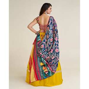 Conjuntos de Lehenga Choli para Mujer de Diseñador con Bordado de Hilo y Lentejuelas - Product Image 4