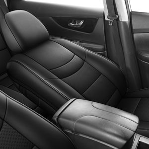 Fundas de Asiento de Cuero Sintético PVC Inodoras GXT Fit para Nissan X-Trail 2014-2020, Juego Completo - Product Image 5