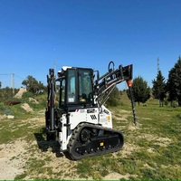 Heißer Verkauf: Gebrauchter Hidromek HMK 60T Baggerlader mit 4x4-Antrieb, Schaufel und Anbaugeräten