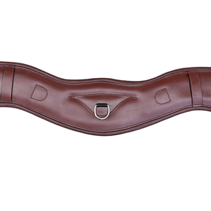 Sangle en acier inoxydable et cuir marron de 24 pouces, ajustable, équipement d'équitation, matériel pour chevaux - Product Image 4